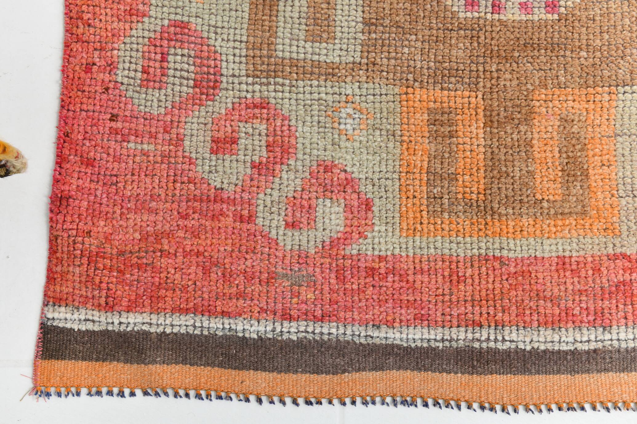 3x12 Super Soft Multicolor Vintage Runner Rug, 91x355Cm