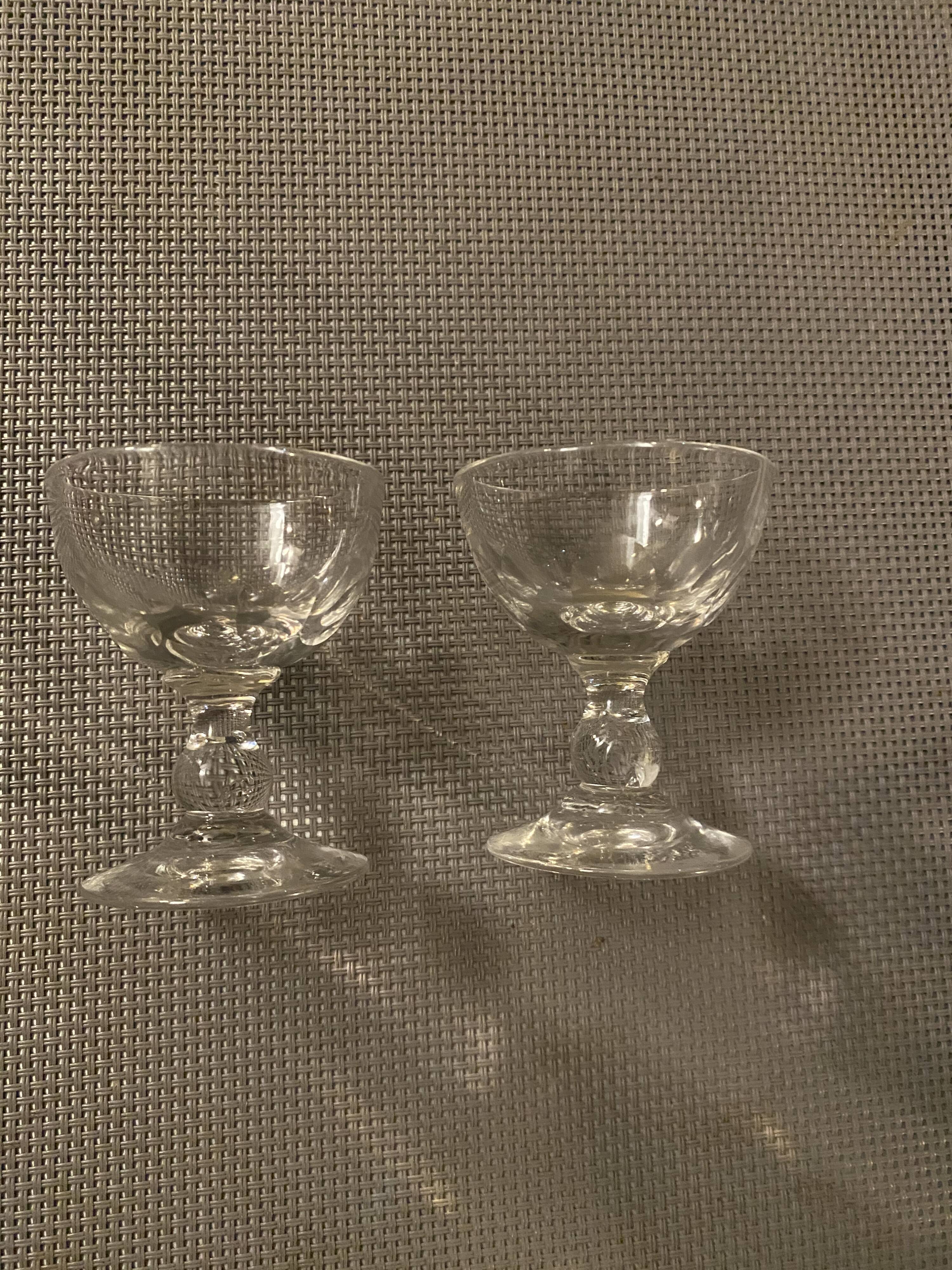 Napoleon 3 faceted liqueur glass