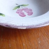 Assiette creuse en faïence Niderviller