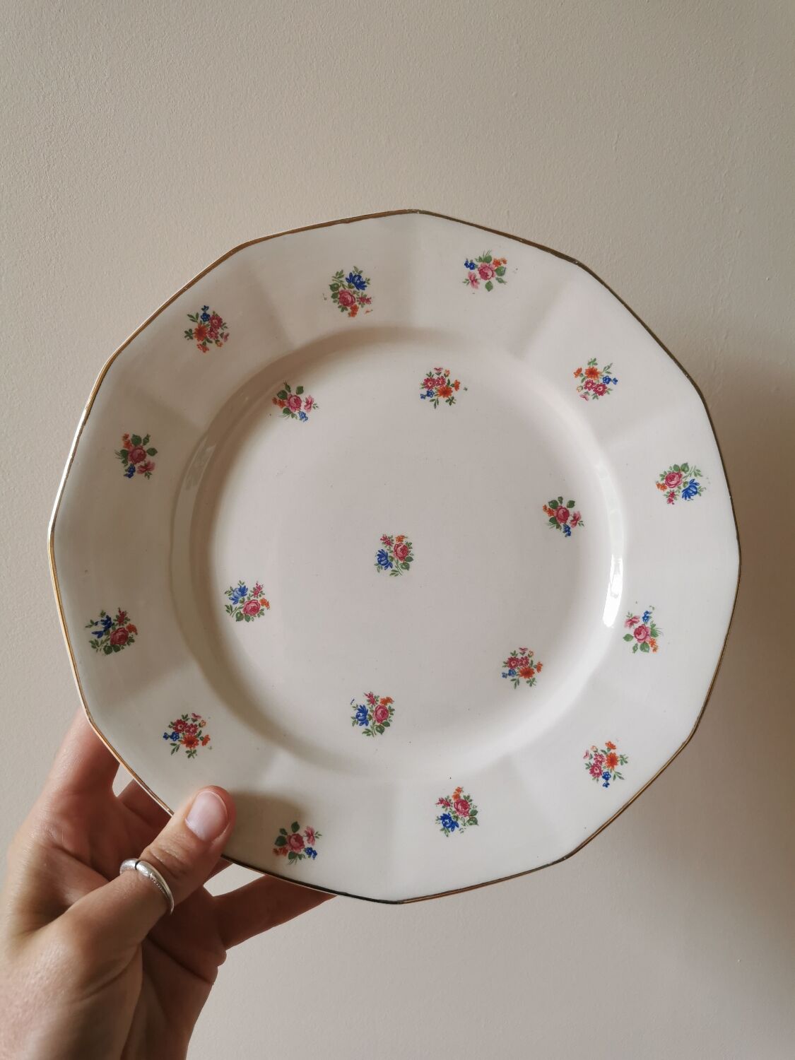 Vintage flat plates Digoin