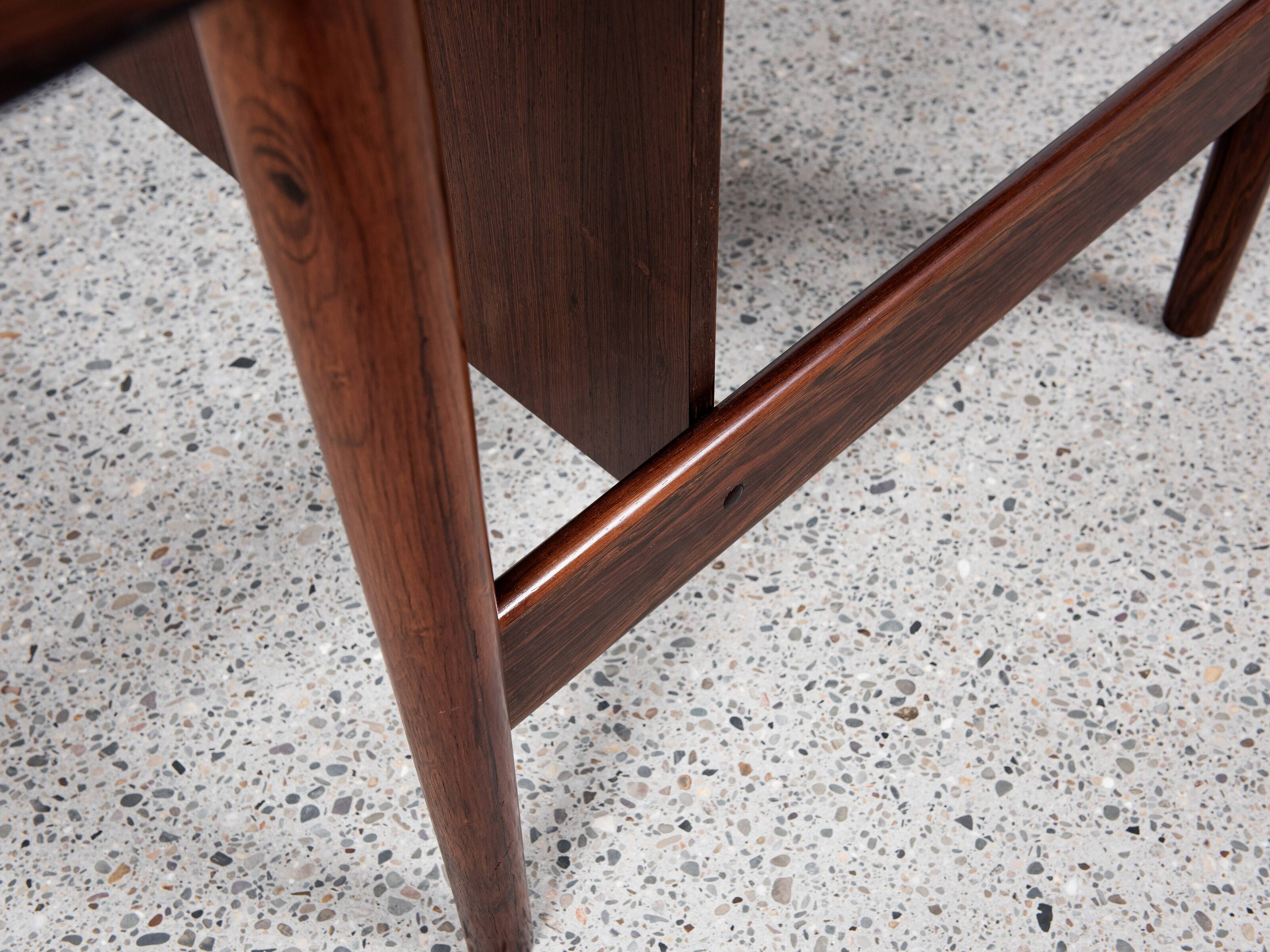 Midcentury Danish desk in rosewood by Arne Vodder for Sibast 1960s