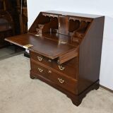 Commode scribanne en acajou massif, époque Géorgienne, Angleterre, XVIIIème s.