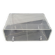 70s transparent plexiglass coffee table