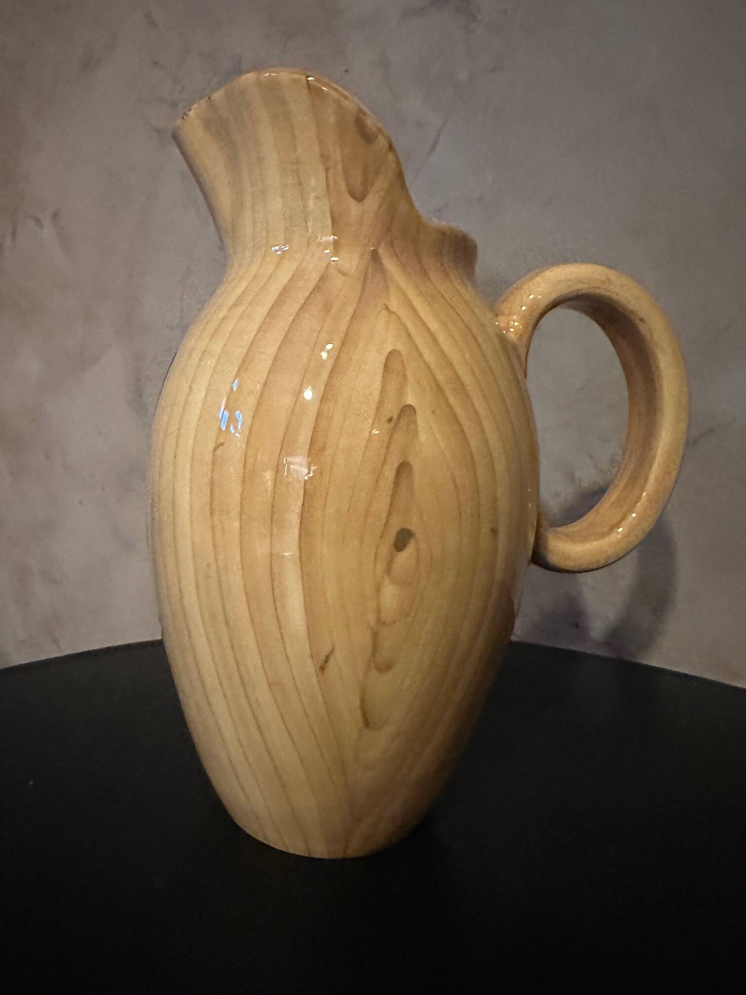 Pitcher and 2 glasses Vallauris