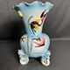Tripod vase in Cerdazur enamelled slip, 20th century
