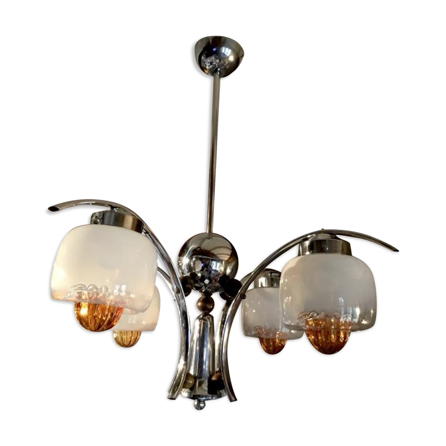 Italian lustre published by Mazzega around 1970