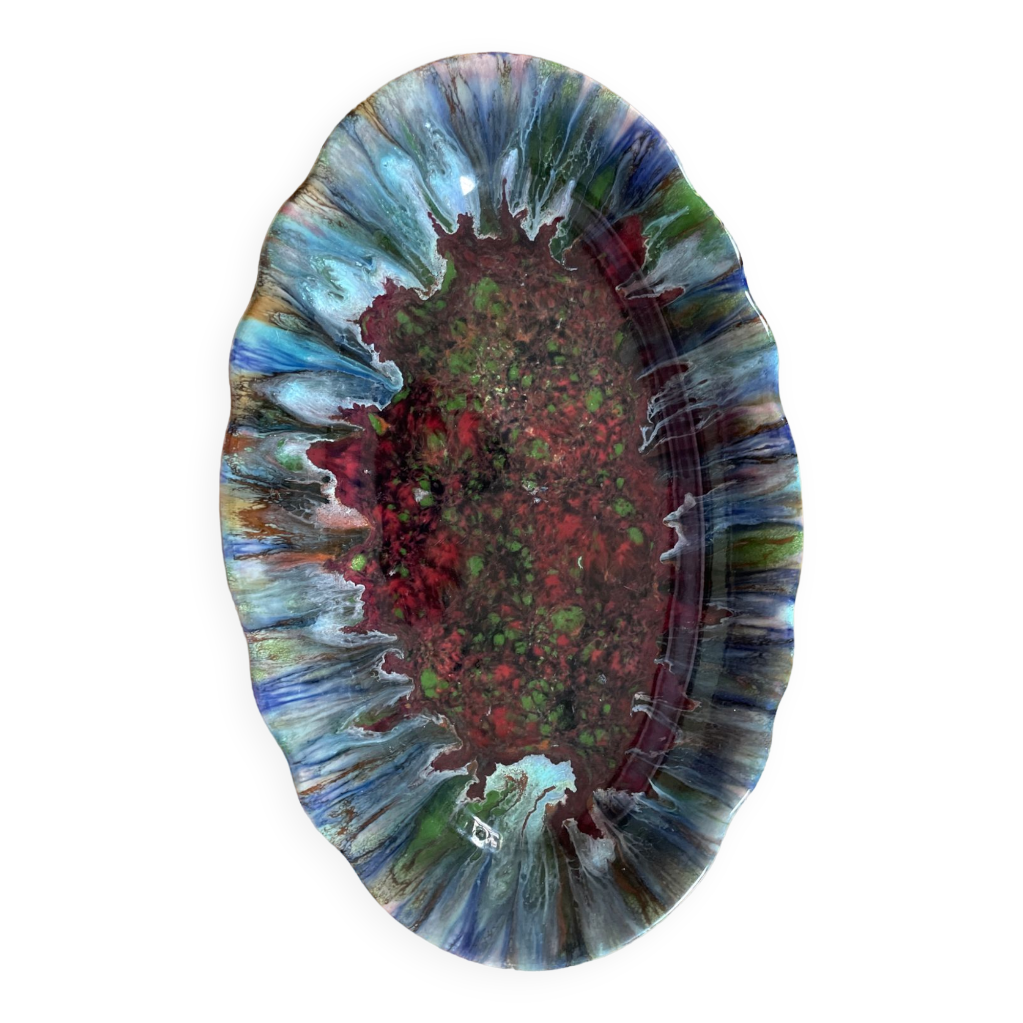 Vintage dish signed Morvan