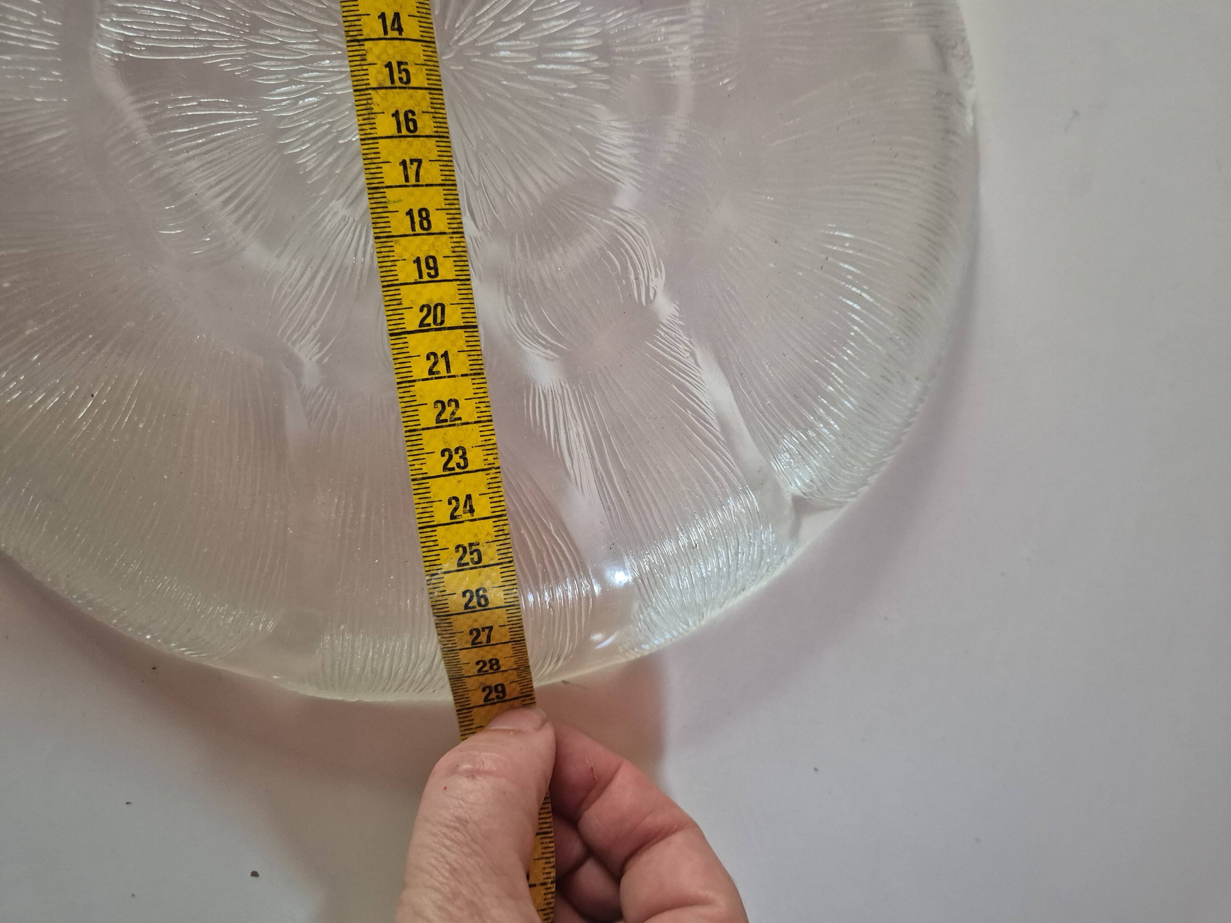 ensemble plat et saladier en verre vintage arcopal fleurs
