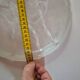 ensemble plat et saladier en verre vintage arcopal fleurs