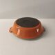 Round enamelled cast iron gratin dish Le Creuset