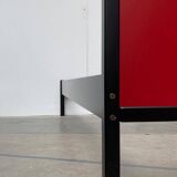 Double bed postmodern German vintage profile system by Elmar Flötotto for Flötotto.