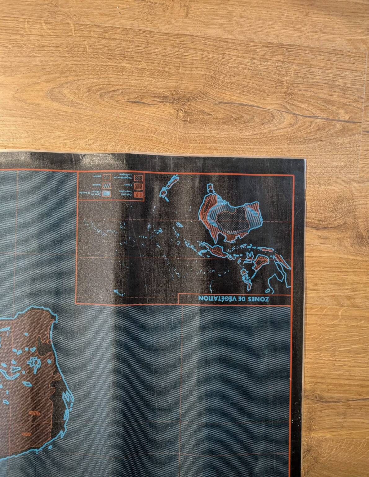 School map, Africa map & Oceania map