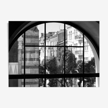 Black & White Photography Art Poster Architectural Details Sofia