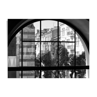 Black & White Photography Art Poster Architectural Details Sofia