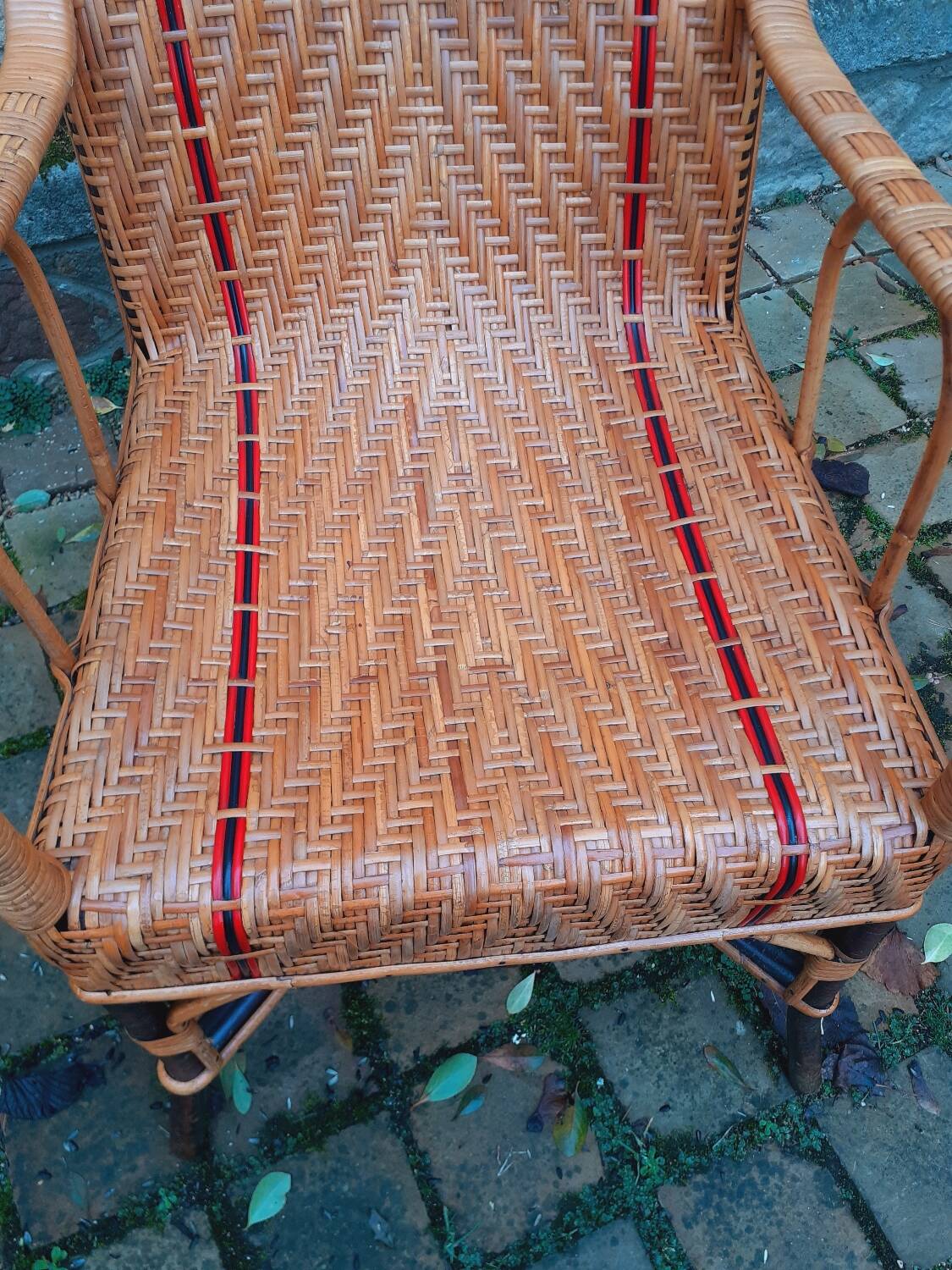 Rattan armchair from the 1920s