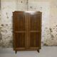 Antique wardrobe in solid oak