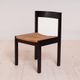 Vintage dining set, 4 chairs, extendable dining table, rope seating, 1970s