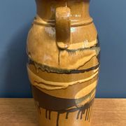 Xl Scheurich vase brown model 220-44 1970s