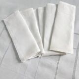 Square tablecloth (112x105cm) in wire canvas with its 6 towels