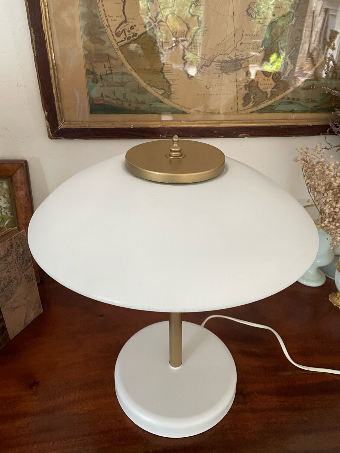 Vintage mushroom lamp