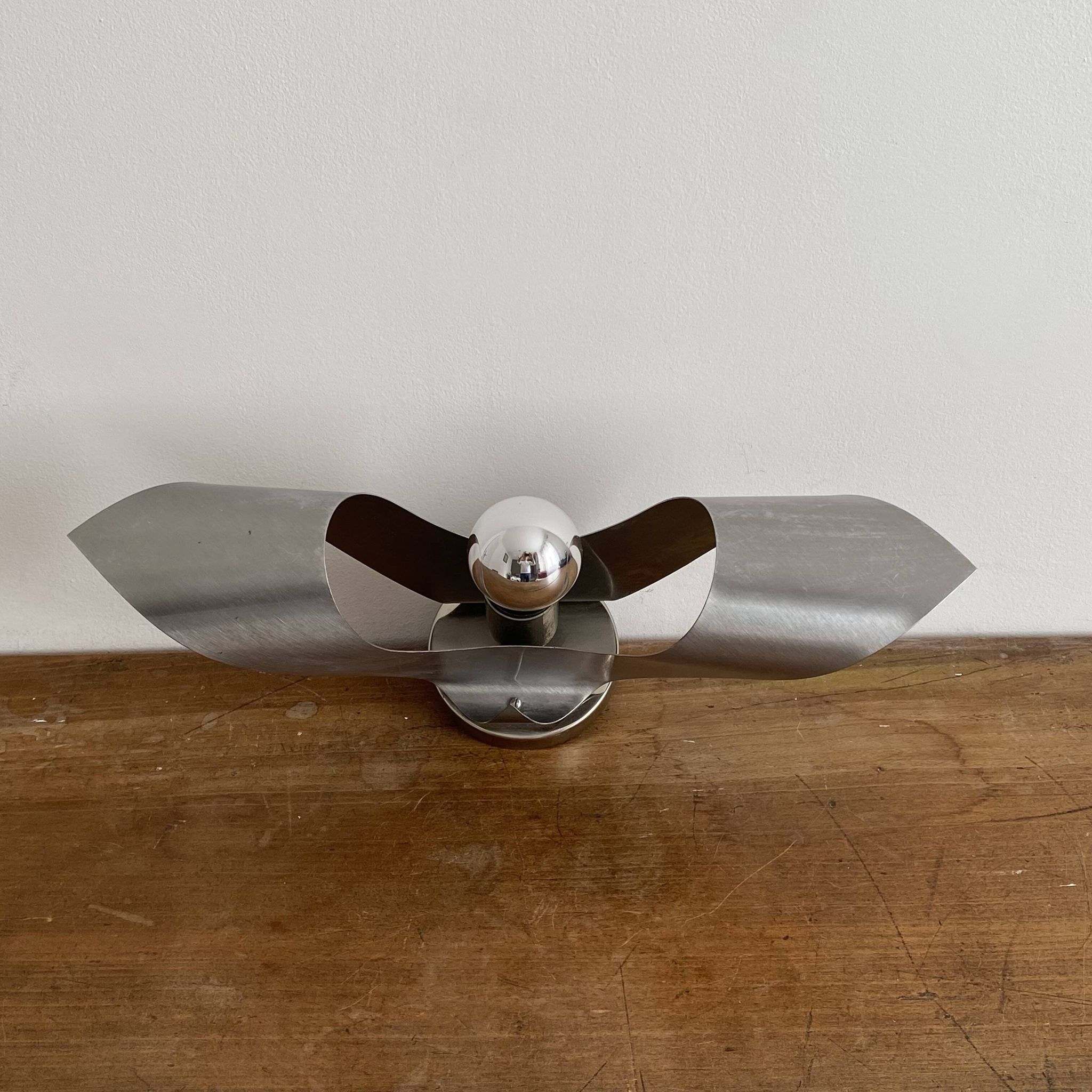 Large Oxar wall light. 1970. Space age. 47x12.