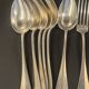 Set of 12 antique silver-plated cutlery – Afenide Manufacture