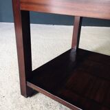 Postmodern Bamboo Side Table by Axel Vervoordt, Belgium, 1980s