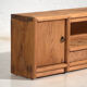 Meuble bas ancien en bois massif – Console basse chinoise du Gansu avec tiroirs – circa 1880–1920