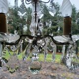 Old chandelier with 3-pointed tassels
