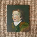 Portrait à l'huile sur toile