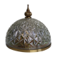 Ceiling light globe glass and brass