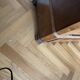 American walnut glass cabinet/bookcase