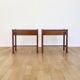 Pair of Scandinavian wooden bedside tables, 1960s
