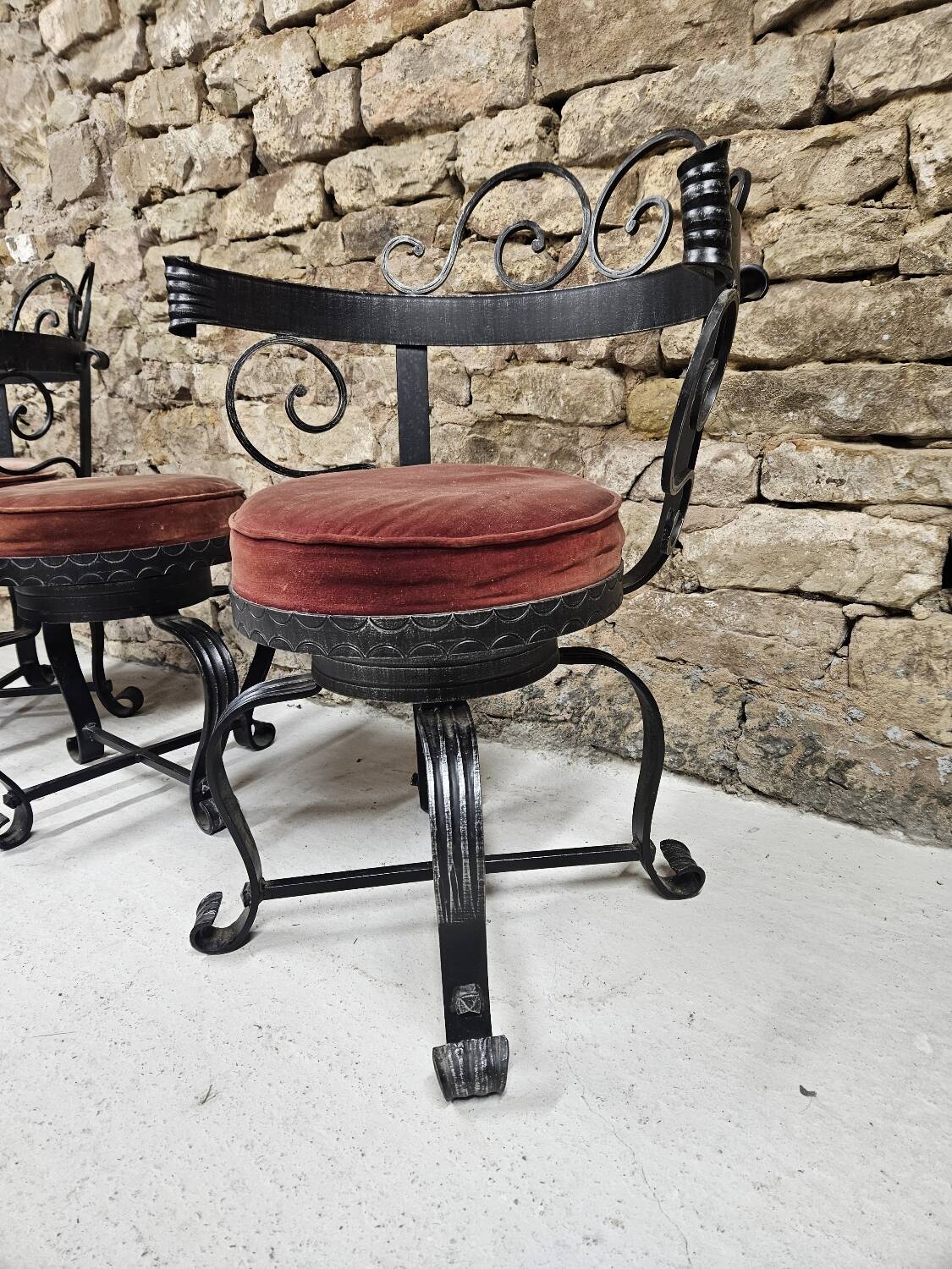 Ensemble brutaliste vintage 1970"