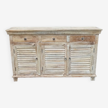 Buffet en bois blanc