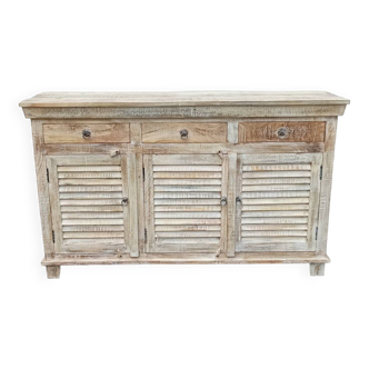 White wooden sideboard