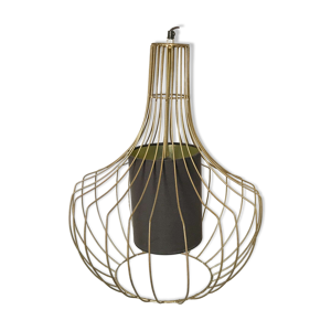 Suspension filaire or forme poire