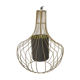 Pear-shaped gold wired suspension