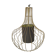 Pear-shaped gold wired suspension
