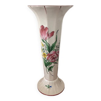 Large saint clément luneville vase