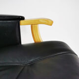 Leather reclining armchair, Nordic Easy Chair, Denmark.