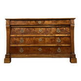 Commode époque Empire en orme circa 1810-1820