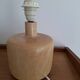 Lampe en bois tourné