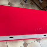 Lacquered red tv cabinet
