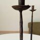 Pair of brutalist / minimalist candlesticks from the 60s