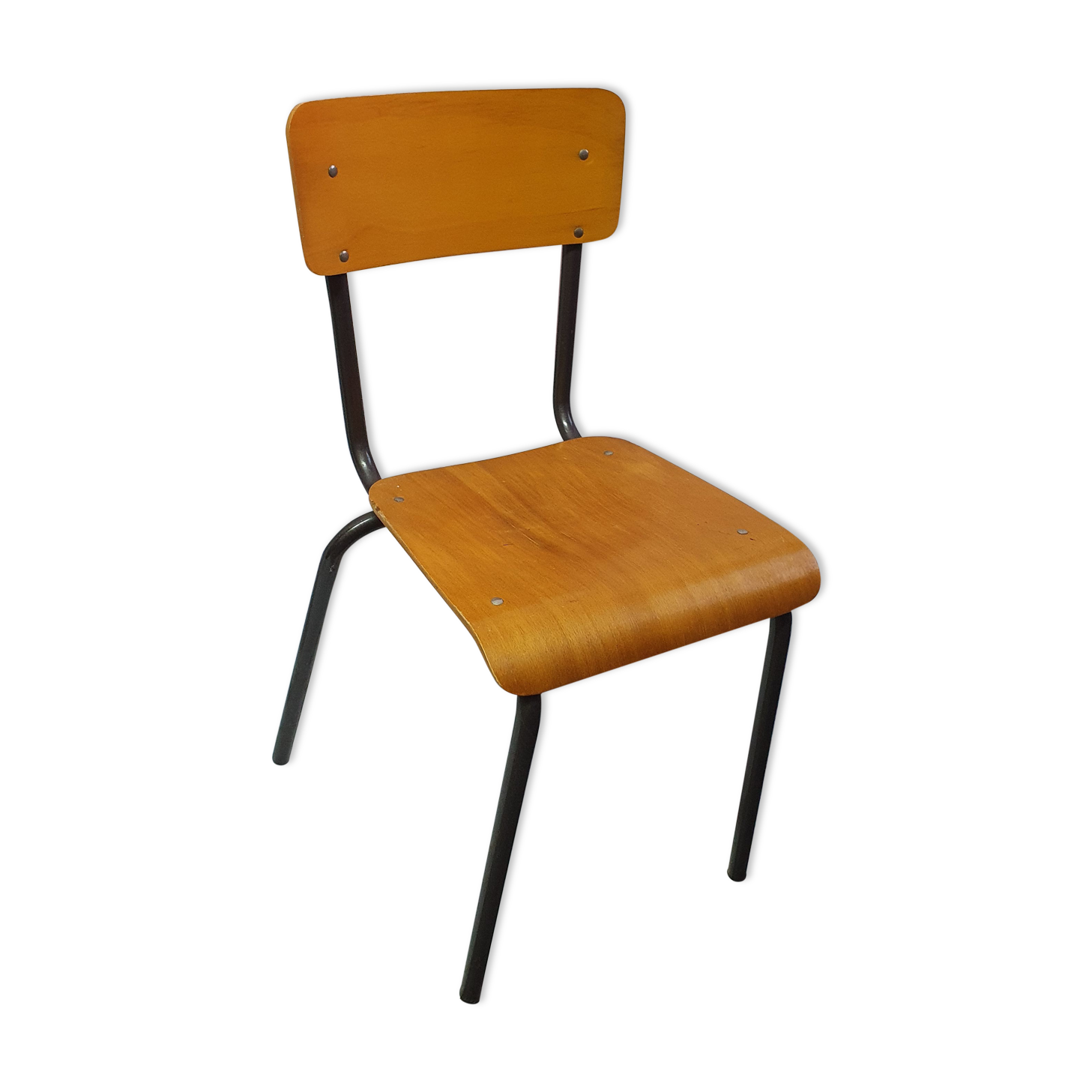 School chair from Groix Island convent 1960