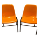 Lot de chaises vintage 70 , marque Aigfa