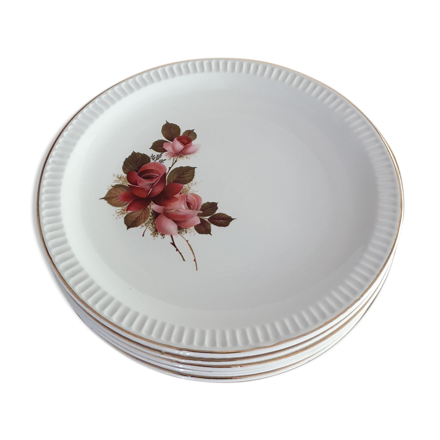 Six rich-mond sarreguemines dessert plates
