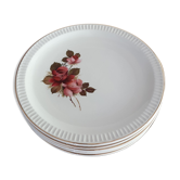 Six rich-mond sarreguemines dessert plates