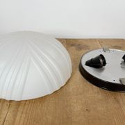 Vintage Wall Or Ceiling Light with Milk Glass, 1970s